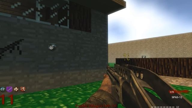 Custom Zombies "Minecraft Village" Pt2 (World at War Custom Zombies) смотреть онлайн