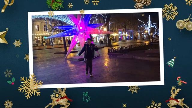 Новогодняя Одесса! Ёлка в Одессе, новогодние локации! Прогулка по городу. Классная фотосессия смотреть онлайн
