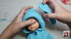 Как связать комбинезон " Зайка" для куклы Паола Рейна
