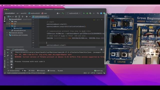 Writing to an Arduino OLED using Java and Firmata смотреть онлайн