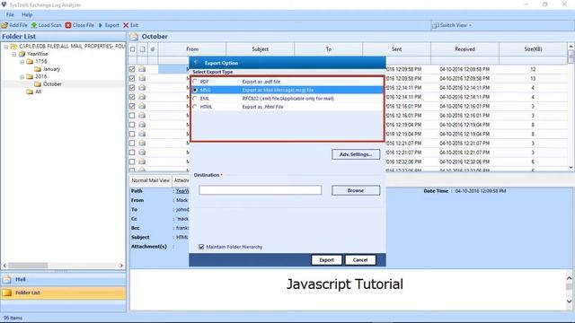 Log Viewer For Analyzing Exchange Server EDB LOG Files