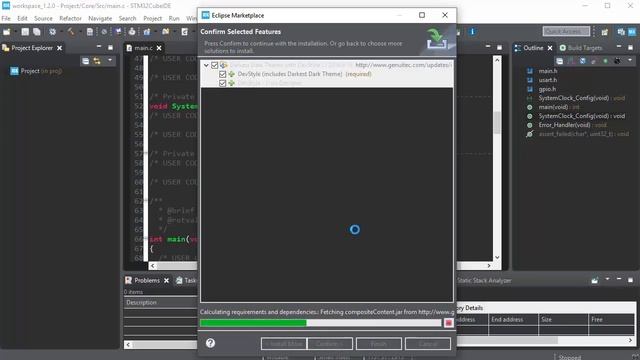Добавление новых тем оформления в STM32cubeIDE смотреть онлайн