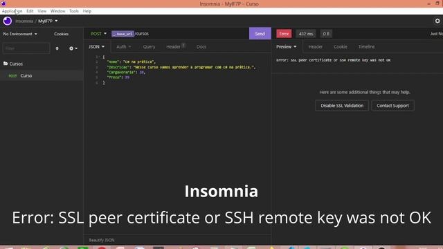 Error SSL peer certificate or SSH remote key was not OK смотреть онлайн