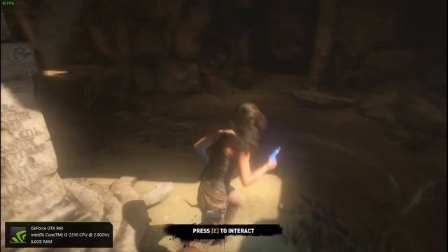 Rise of Tomb Raider 6 mins maxed settings Benchmark/Gameplay on GTX 960 + i5-2310 смотреть онлайн