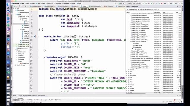 The Notebook data model (sqlite3 demo) смотреть онлайн