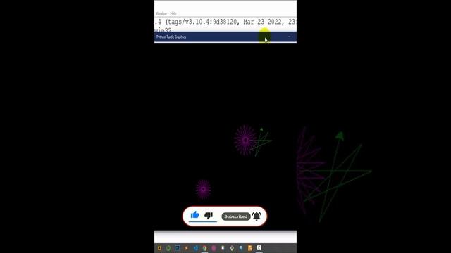 How to print random coloured patterns with python? #python #python_turtle #python _turtle_graphics смотреть онлайн