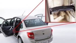 Замена ограничителя двери на Лада Гранта