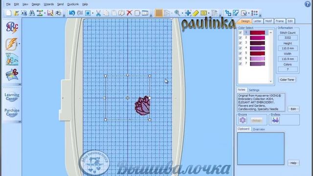 Урок 6. 5D Embroidery Extra. SplitDesign Wizard, Background Wizard смотреть онлайн