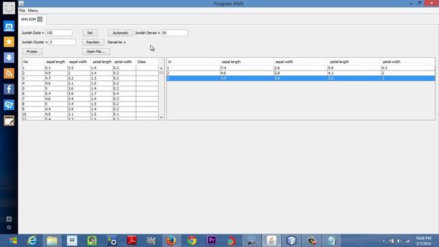 ANN (artificial neural network) Self-organizing map in Java Swing смотреть онлайн