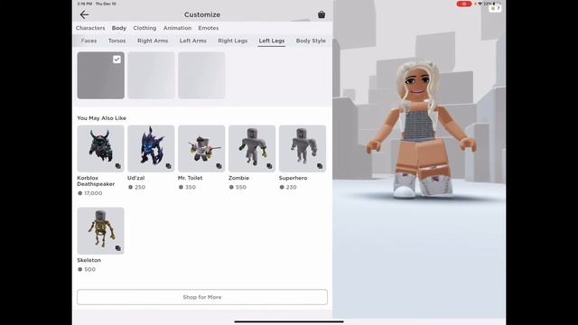 Tutorial how to get big hips on roblox!!! смотреть онлайн