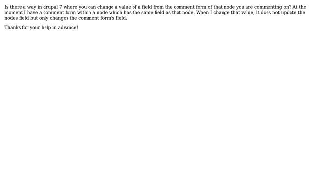 Drupal: Update node from comment form смотреть онлайн