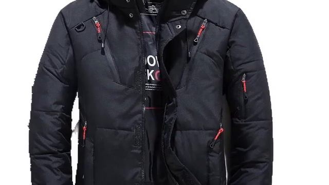 Зимняя мужская куртка с Алиэкспресс. смотреть онлайн