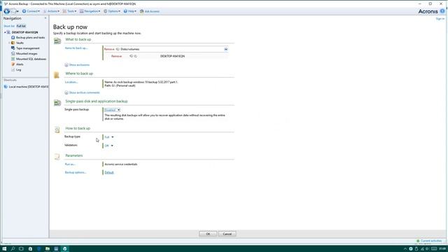 acronis backup advanced 11 7 backing up windows 10 tutorial PL смотреть онлайн