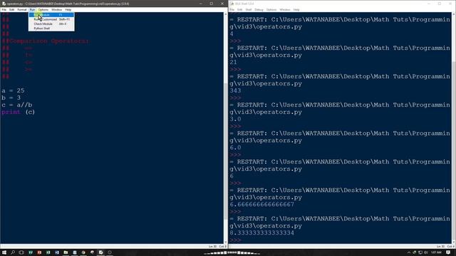 Learn Programming with PYTHON | Filipino | Basic Operators in Python Part (1 of 2) смотреть онлайн