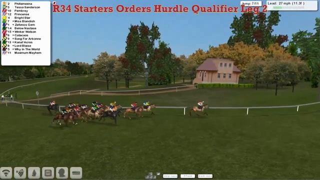 NH WK3 R34 Starters Orders Hurdle Qualifier Leg 2 смотреть онлайн
