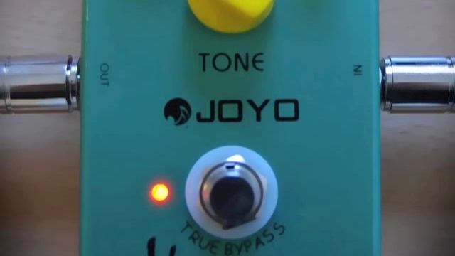 Joyo JF-01 Vintage Overdrive Guitar-Effekt-Pedal fra DanGuitar.dk смотреть онлайн