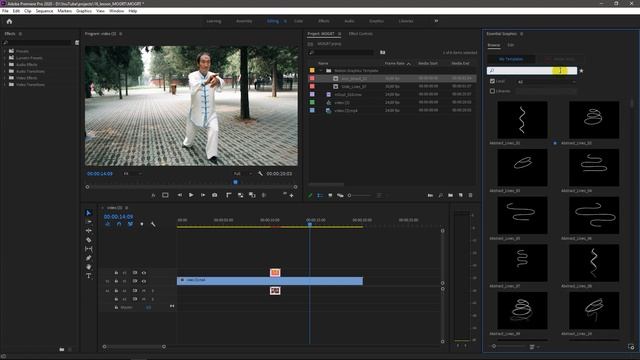 Эффекты в Adobe Premiere Pro | MOGRT смотреть онлайн