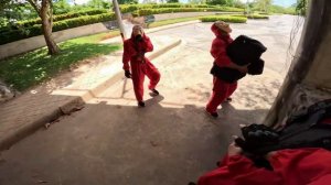 PARKOUR MONEY HEIST POLICE FIGHT BACK l BELLA CIAO REMIX