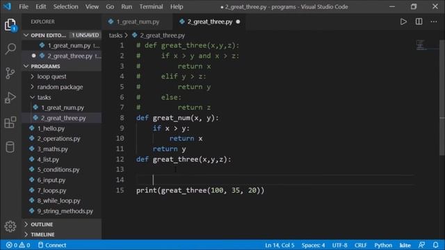 Python Task - Greater Than 3 Numbers - Python Tutorials смотреть онлайн