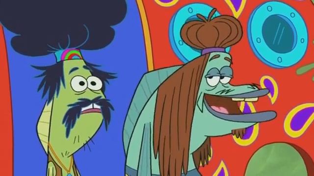 ?️Губка Боб-Ложка Хиппи в бочке супа(4/5)