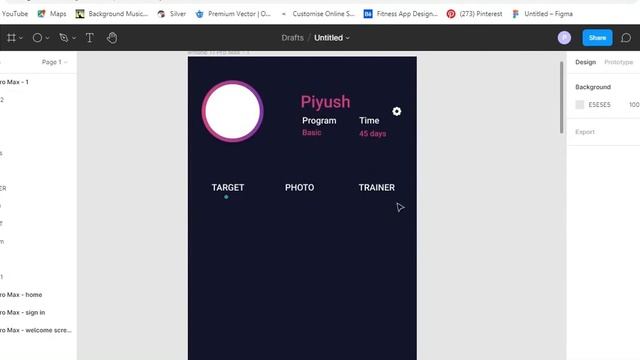 Figma Fitness mobile app Design | design a Fitness app in Figma | UIUX Design 2021 | Techno-fine смотреть онлайн