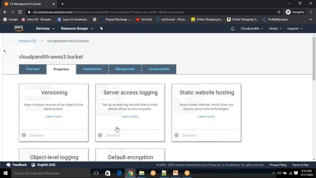 Lab :AWS S3 : Server Access Logging | Simple Storage Service | AWS Training Videos | Cloudpandith смотреть онлайн