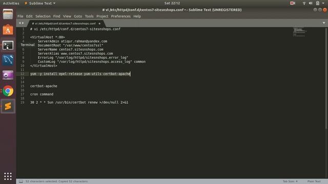 Setup SSL certificate in CentOS 7 using LetsEncrypt смотреть онлайн