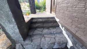 Крыльцо в Арт бетон! г Истра день 2