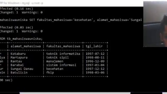 Tutorial Membuat Database MySql - Membuat table, insert, delete, update, ascending dan descending смотреть онлайн