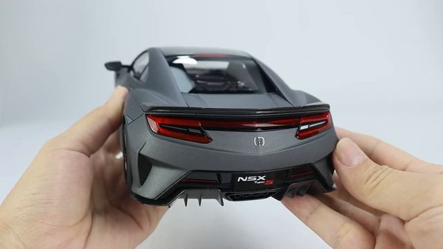 TopSpeed -1:18 Honda NSX Type S 2022 Gotham Gray Matte (TS0425) Available Now