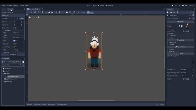 Как импортировать в GODOT без размытия | Godot Engine смотреть онлайн