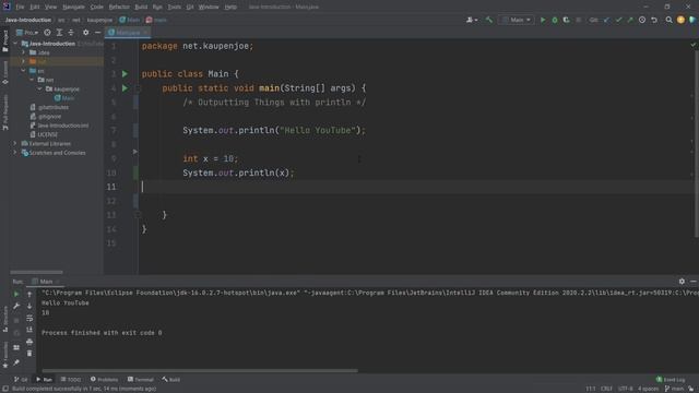 Java: Output & Input | Java Introduction for Minecraft Modding смотреть онлайн