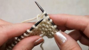 №52 Как вязать две лицевые петли с перекидом. (протяжкой) PSSO (Pass Slipped Stitch Over)