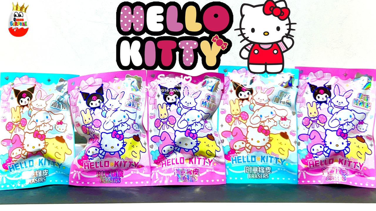 CHINESE HELLO KITTY! Сюрпризы, Милые Китайские Игрушки Хэлоу Китти, Kinder Surprise unboxing смотреть онлайн