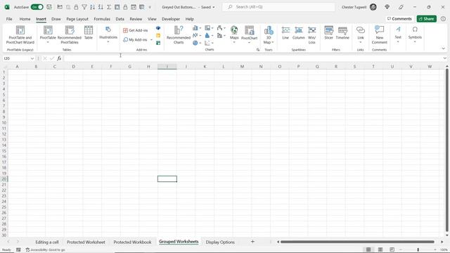 Why are Excel Buttons Greyed Out? - Chart Buttons and Insert Controls | 7 Ways to Unlock Menus смотреть онлайн