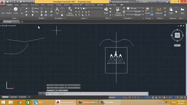 autocad 2015: design T-shirt смотреть онлайн
