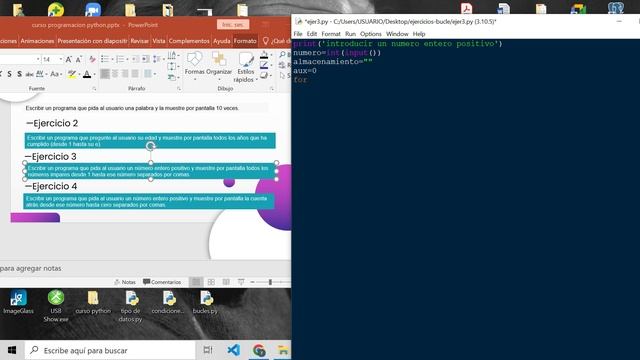 17- ejercicios con bucles del 1 al 3 python смотреть онлайн