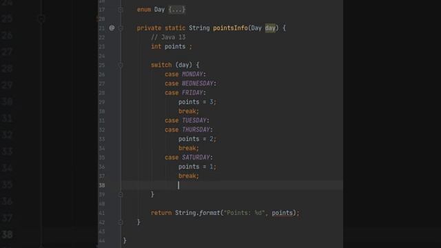 Java 14 switch statement смотреть онлайн