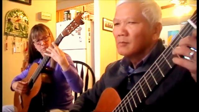 Milonga by Jorge Cardoso guitar duo смотреть онлайн