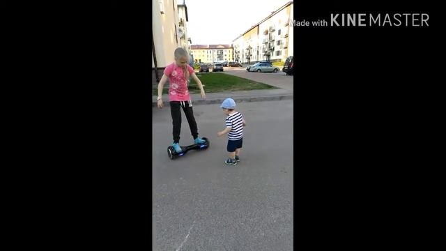 Катание на гироскутер. смотреть онлайн