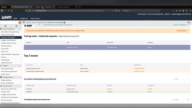 How to fix site performance issues using CloudLinux PHP X Ray. смотреть онлайн