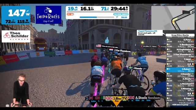 VIKINGS NO DROP RECOVERY RIDE ZWIFT LIVE , RIDING WITH THE REALPLATE REACT , смотреть онлайн
