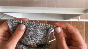 Носки на круговых спицах. Ч.2. Пятка