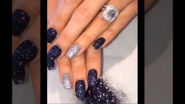 Блестящий маникюр смотреть онлайн