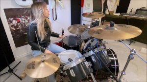 Accept - Fast as a Shark (DRUM COVER) || Emily Anne