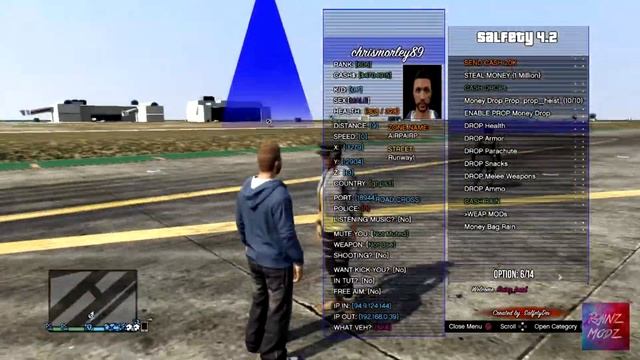 (GTA V/PS3) FREE MENU SALFETY V4.2(FREEZE CONSOLE + IP GRABBER) смотреть онлайн