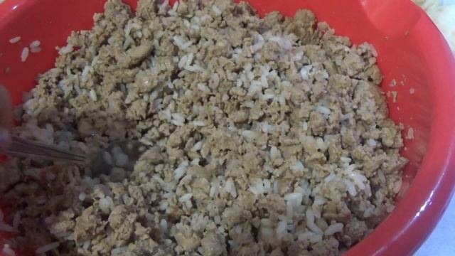 Как пожарить пирожки с рисом и фаршем. смотреть онлайн