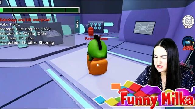 Хочу всегда быть предателем в Among Us Roblox смотреть онлайн
