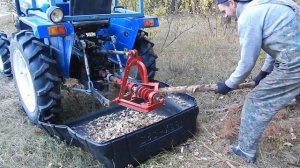 Измельчитель веток самодельный. Шнековый