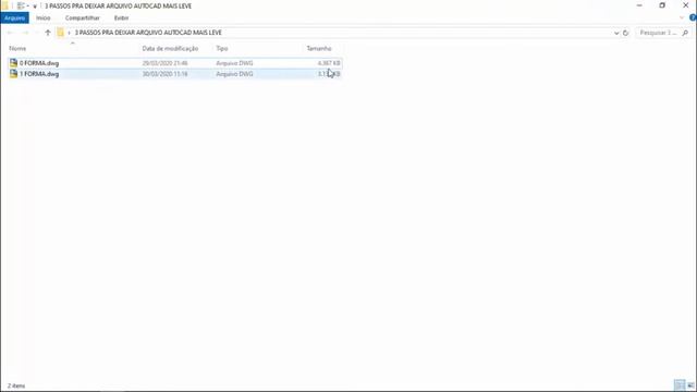 3 MANEIRAS DE TORNAR SEU ARQUIVO DWG MAIS LEVE смотреть онлайн